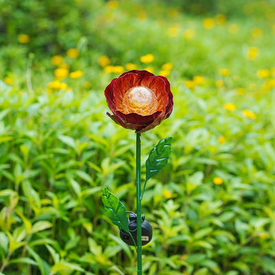 LED Multicolor Solar Garden Ornament Waterproof Solar Powered Outdoor Ornaments